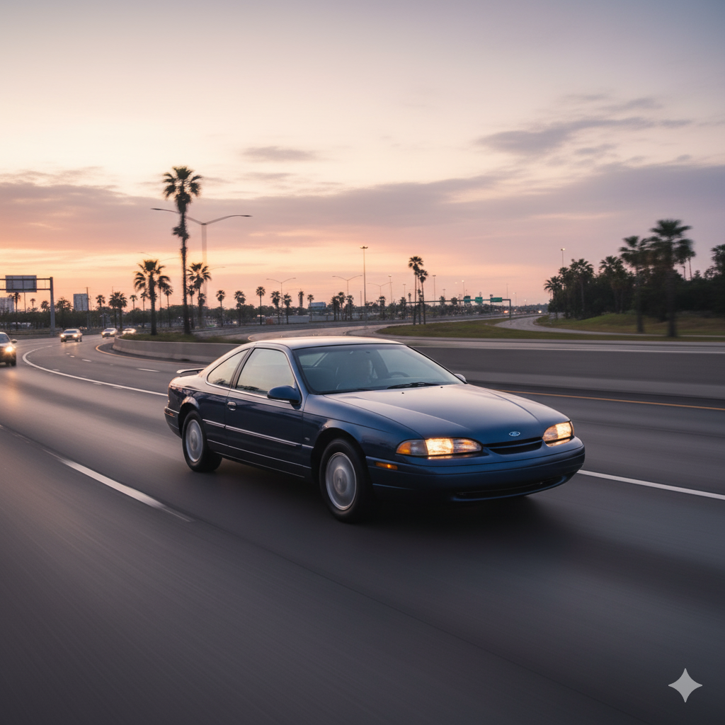 Performance Air Intake for Ford Thunderbird (1990-1997) 3.8L Non-Supercharged Black