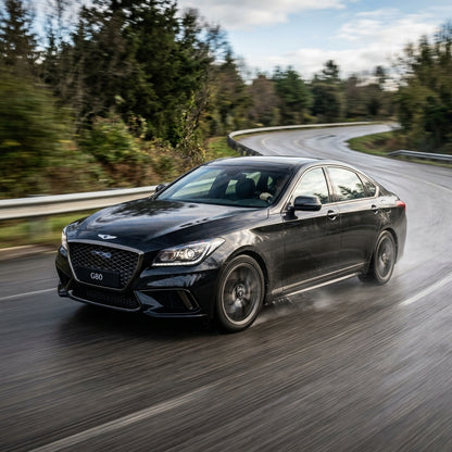 Action Shot: Genesis G80 Driving Fast