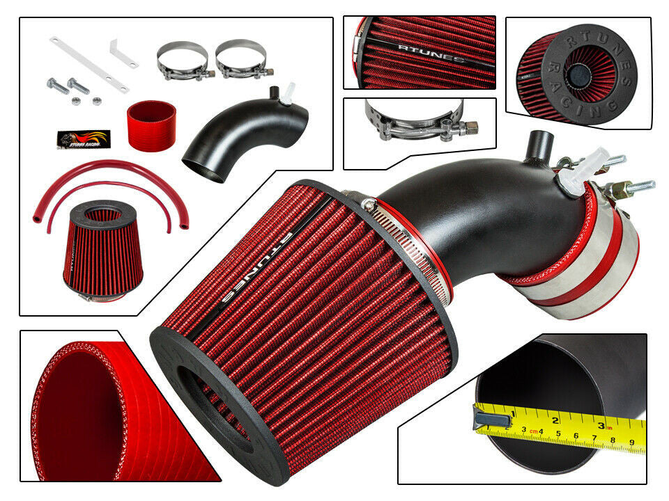 Short Ram Air Intake for Hyundai Genesis Coupe (2010-2012) 2.0L Turbo Red