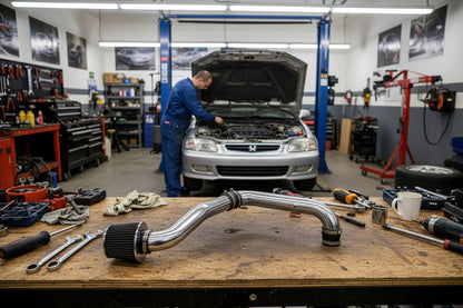 Cold Air Intake for Honda Civic CX DX LX (1996-2000) 1.6L L4 Engine Default Title