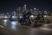 Action Shot: Harley Davidson Road King, Road Glide, Street Glide Driving Fast