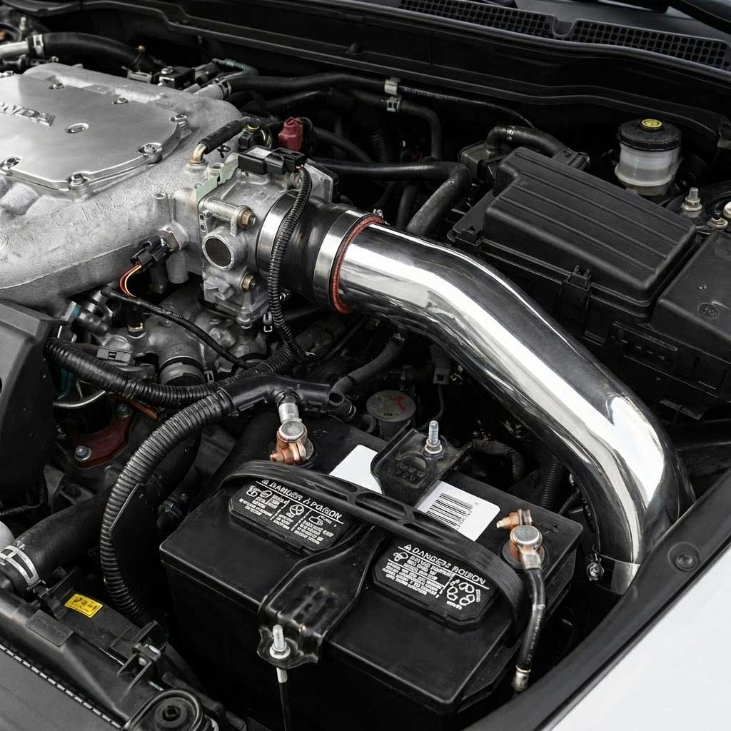 Admission d'air haute performance pour Honda Accord (2003-2007) moteur 3.0L - Rouge