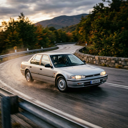 Action Shot: Honda Accord Driving Fast