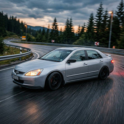 Action Shot: Honda Accord Driving Fast