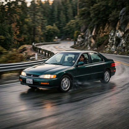 Action Shot: Honda Accord Driving Fast
