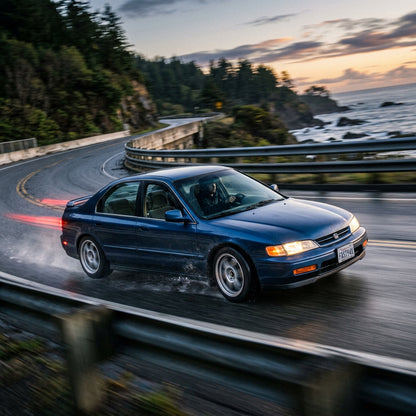 Action Shot: Honda Accord Driving Fast
