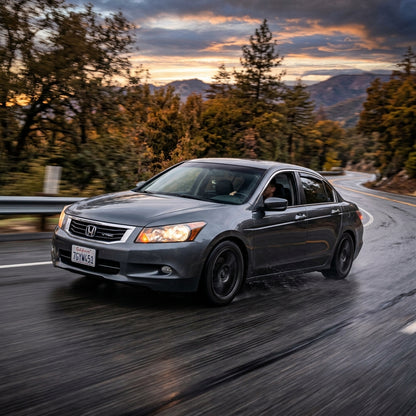 Action Shot: Honda Accord Driving Fast
