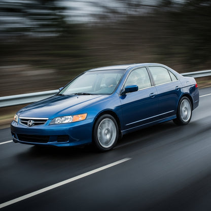 Action Shot: Honda Accord Driving Fast