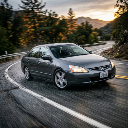 Action Shot: Honda Accord Driving Fast