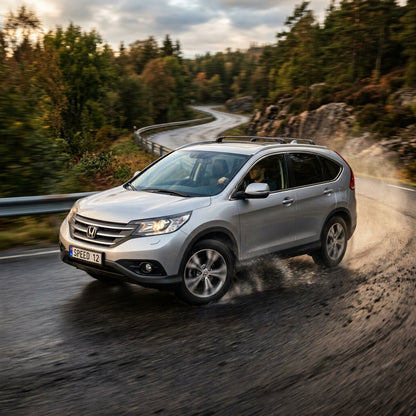Action Shot: Honda CR-V Driving Fast