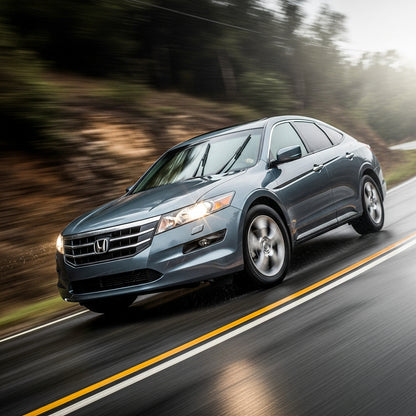 Action Shot: Honda Crosstour Driving Fast