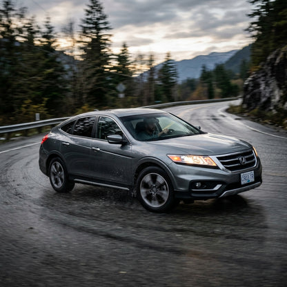 Action Shot: Honda Crosstour Driving Fast