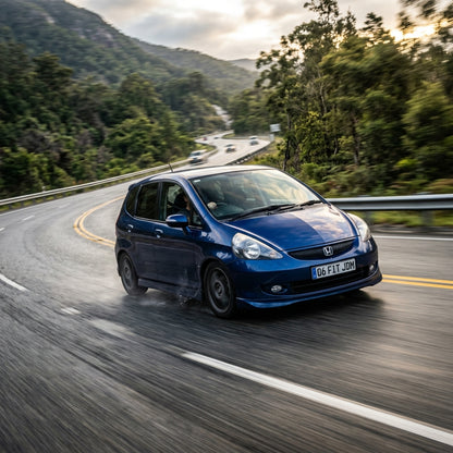 Action Shot: Honda Fit Driving Fast