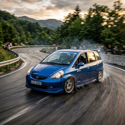 Action Shot: Honda Fit Driving Fast