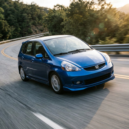 Action Shot: Honda Fit Driving Fast