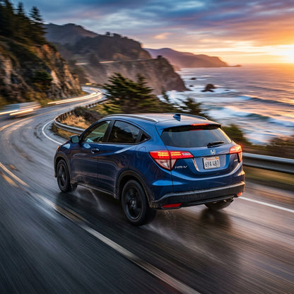 Action Shot: Honda HR-V Driving Fast