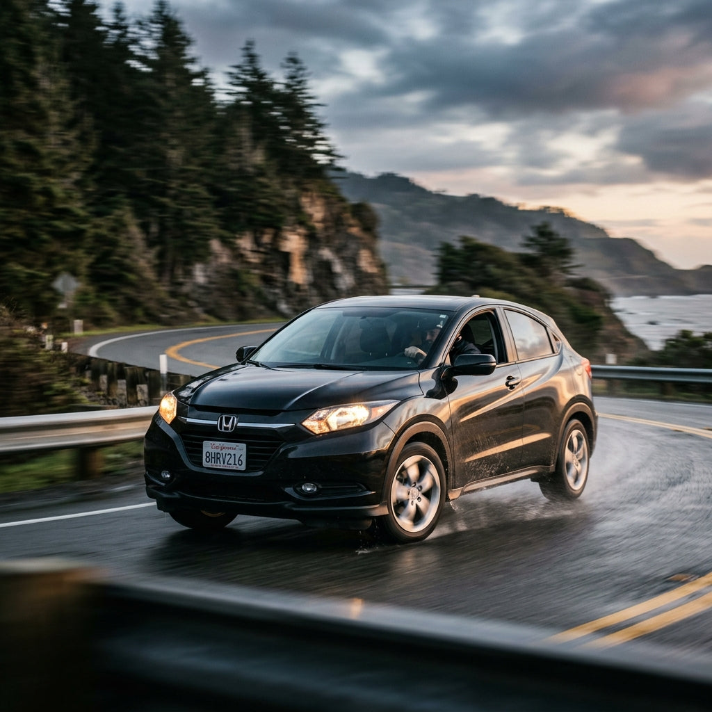 Action Shot: Honda HR-V Driving Fast