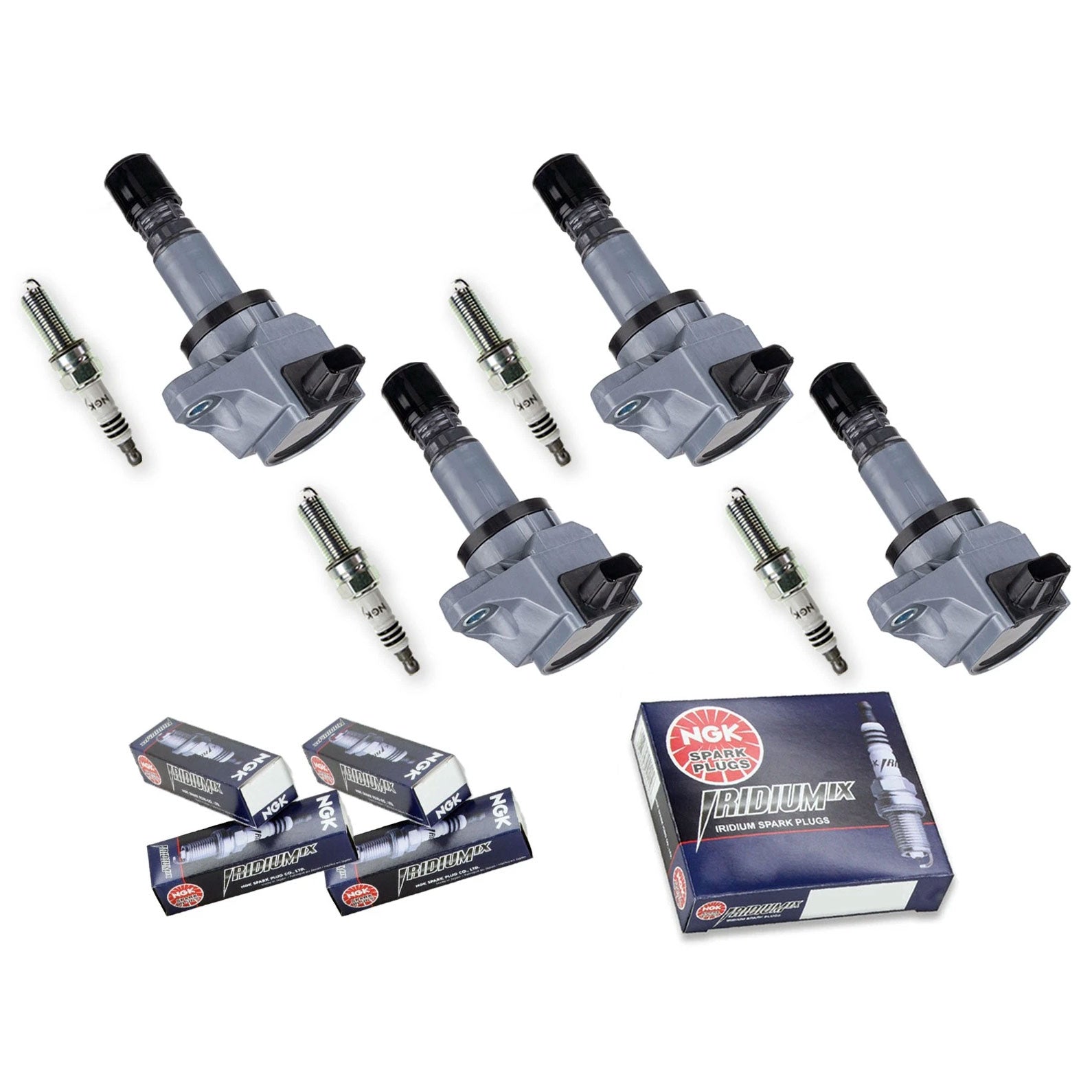 Ignition Coils & Iridium Spark Plugs for Acura ILX Honda Civic (2012-2015) 1.8L