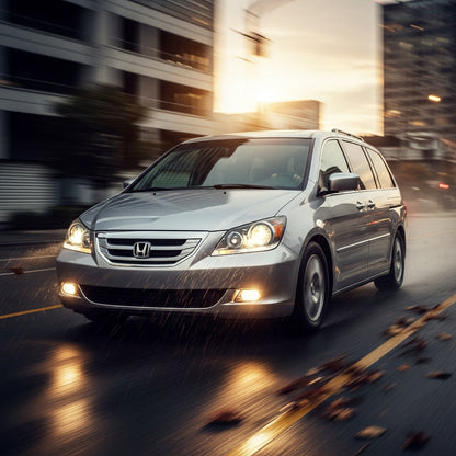 Action Shot: Honda Odyssey Driving Fast