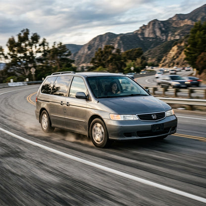 Action Shot: Honda Odyssey Driving Fast
