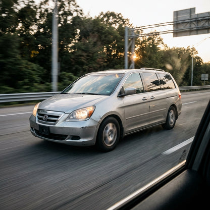 Action Shot: Honda Odyssey Driving Fast