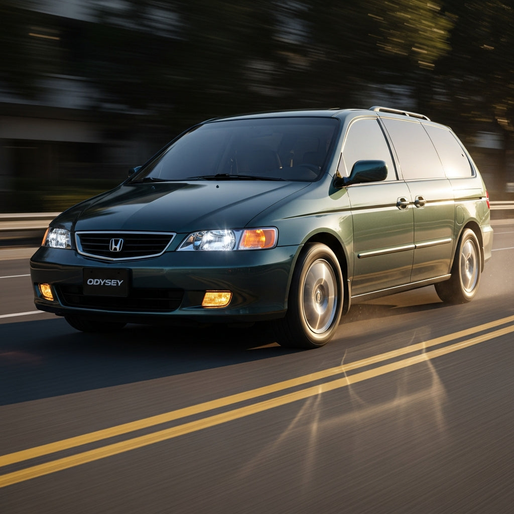 Action Shot: Honda Odyssey  Driving Fast