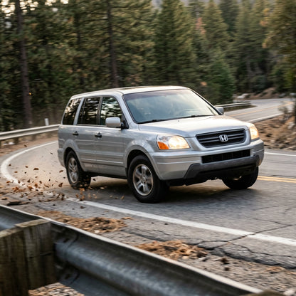 Action Shot: Honda Pilot Driving Fast