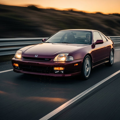 Action Shot: Honda Prelude Driving Fast