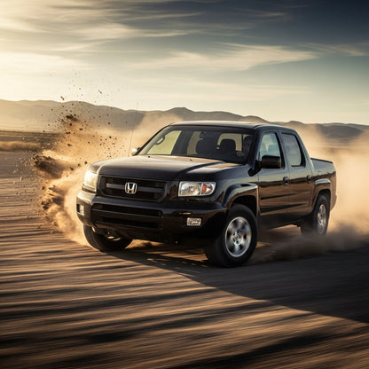 Action Shot: Honda Ridgeline Driving Fast
