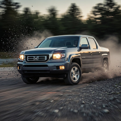 Action Shot: Honda Ridgeline Driving Fast