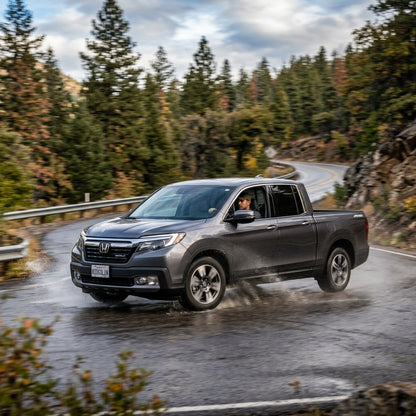 Action Shot: Honda Ridgeline Driving Fast