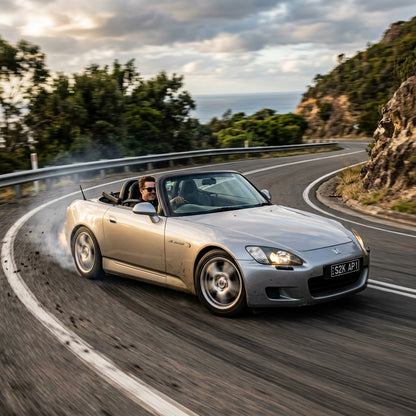 Action Shot: Honda S2000 Driving Fast