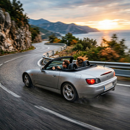 Action Shot: Honda S2000 Driving Fast
