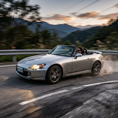 Action Shot: Honda S2000 Driving Fast