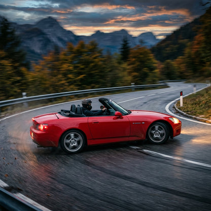 Action Shot: Honda S2000 Driving Fast