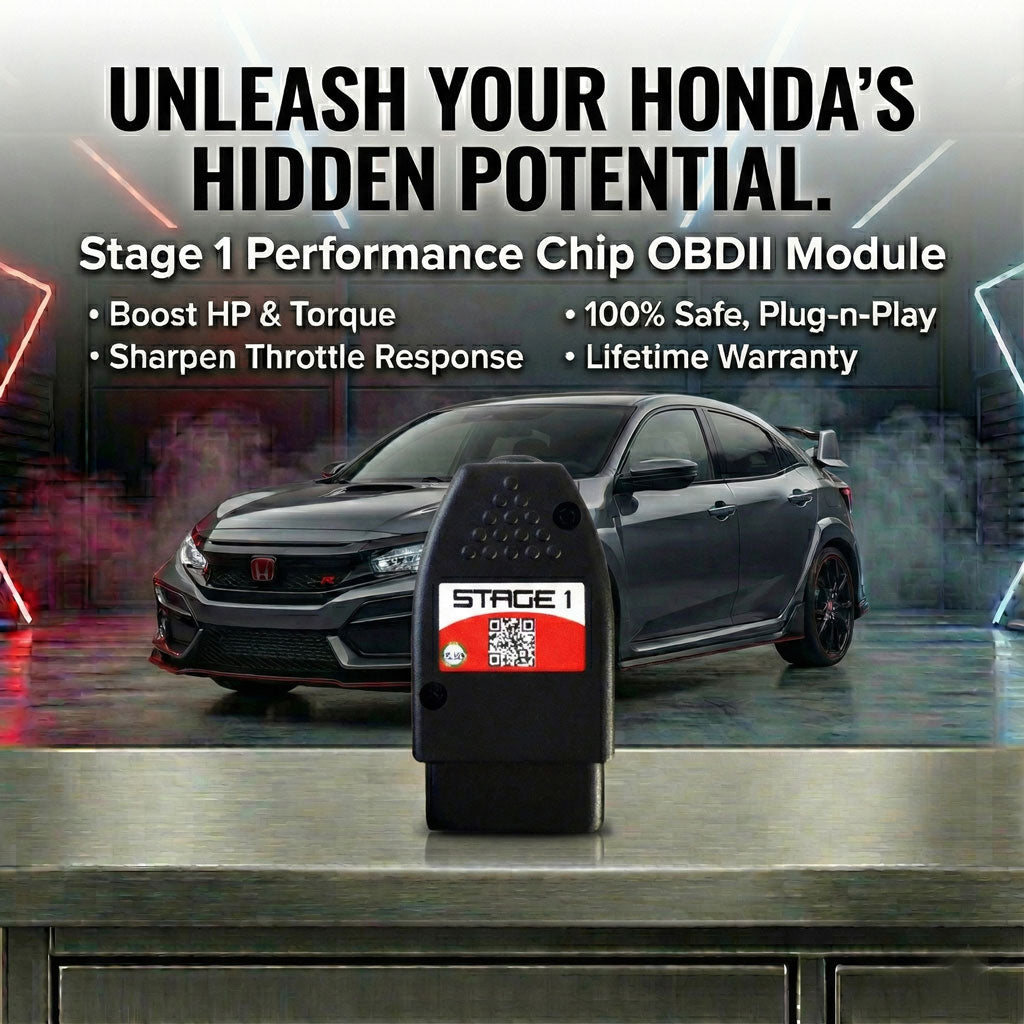Stage 1 Performance Chip for Honda - Boost HP & Torque | OBD2 Plug & Play Module