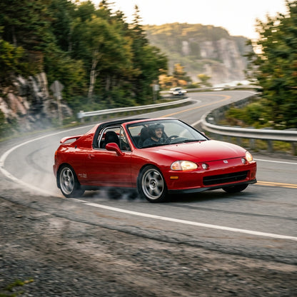 Action Shot: Honda del Sol Driving Fast