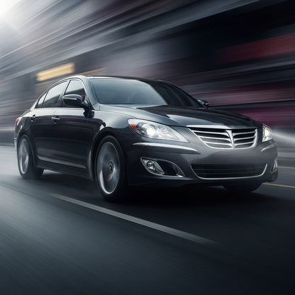 Action Shot: Hyundai Genesis Driving Fast