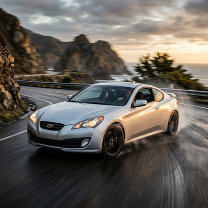 Action Shot: Hyundai Genesis Driving Fast