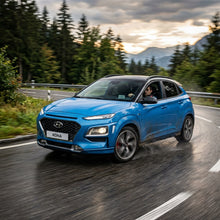 Action Shot: Hyundai Kona Driving Fast