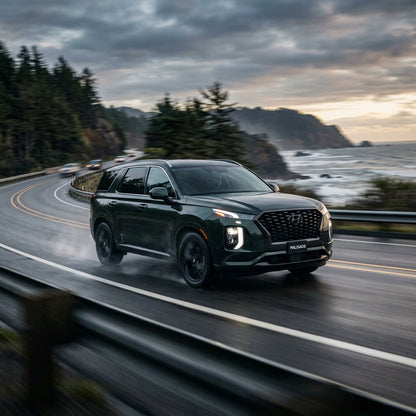 Action Shot: Hyundai Palisade Driving Fast