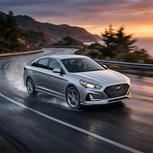 Action Shot: Hyundai Sonata Driving Fast