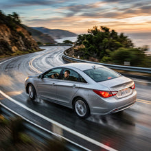 Action Shot: Hyundai Sonata Driving Fast