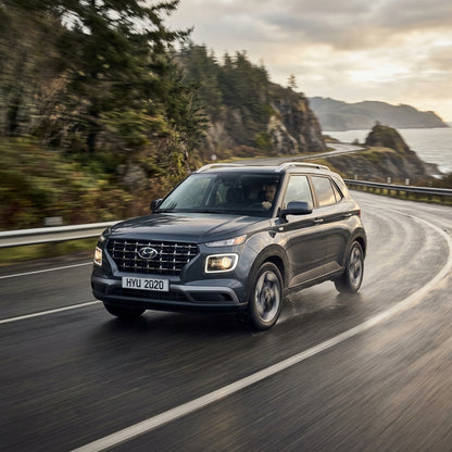 Action Shot: Hyundai Venue Driving Fast