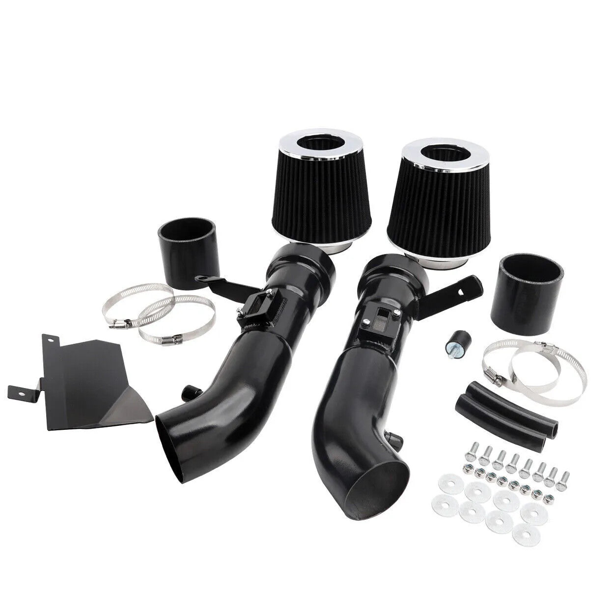 Cold Air Intake for Infiniti for G37 (2008-2013) 3.7L V6 Engine Polished Black