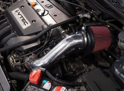 Admisión de aire de alto rendimiento para Honda CR-V (2002-2004) con motor de 2,4 L, color rojo