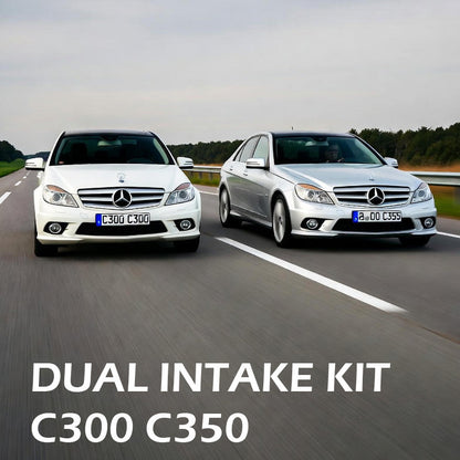 Cold Air Intake for Mercedes Benz C300 C350 (2008-2012) 3.0L 3.5L V6 Engines Red Black Pipe