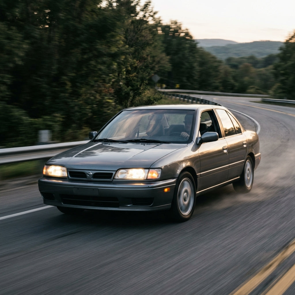 Action Shot: Infiniti G20 Driving Fast