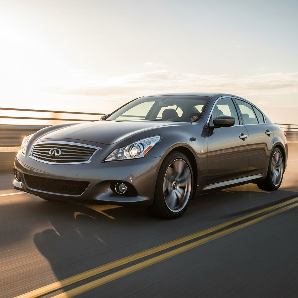 Action Shot: Infiniti G25 Driving Fast
