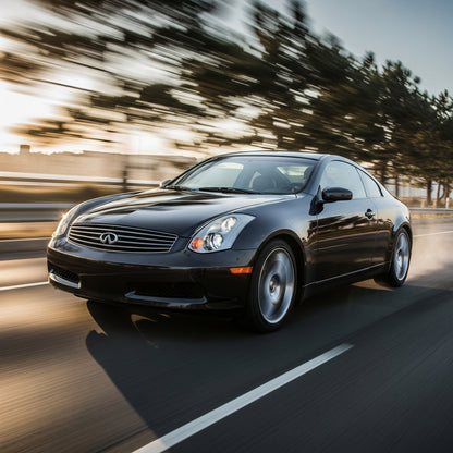 Action Shot: Infiniti G35 Driving Fast